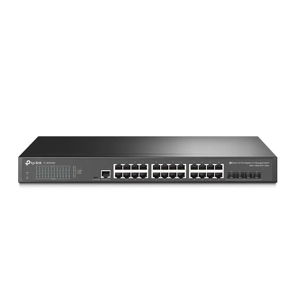 TP-Link JetStream TL-SG3428X switch 24-port Gigabit hanterad, 4x 10G SFP+
