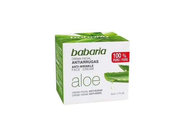 Babaria Natural Anti-Wrinkle ansiktskräm Aloe Vera 50 ml
