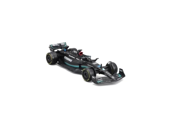 BBURAGO Mercedes AMG F1 #63 (Russel), Sportsbil, Montert på forhånd, 1:43, Mercedes AMG Formel 1, Alle kjønn, Metall, Plast