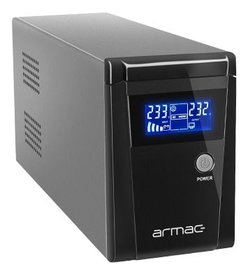 Armac Office 650E - UPS - AC 145 - 290 V - 390 watt - 650 VA - 7 Ah - USB - utgangskontakter: 2