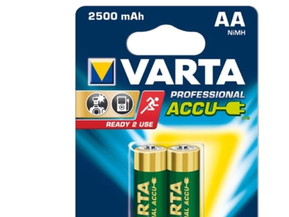 Varta 05716, Ladattava akku, AA, Nikkelimetallihybridi (NiMH), 1,2 V, 2 kpl, 2600 mAh