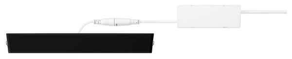 Philips Funksjonell Magneos-taklampe, 12 W, kvadratisk, Overflateegnet, Ikke-utskiftbare pærer, LED, 2700 K, 1150 lm, Svart
