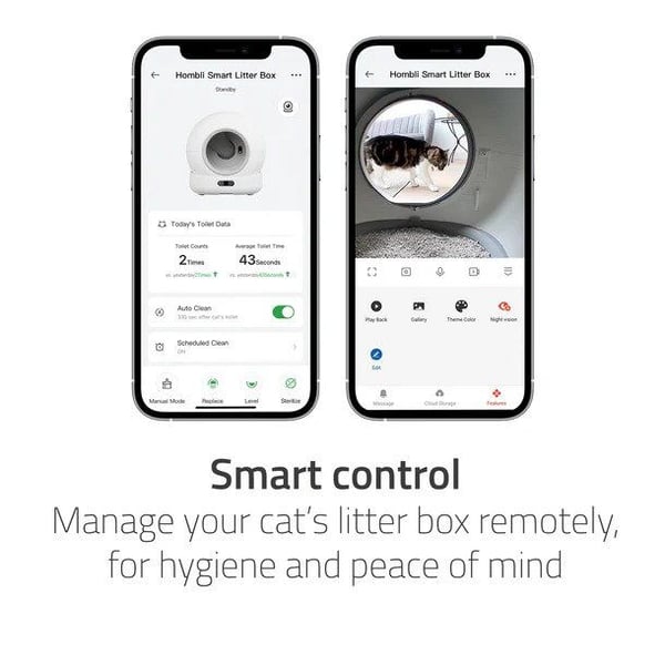 Hombli Smart kattedo med kamera - HBLB-0109
