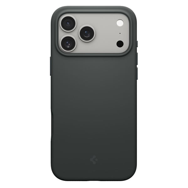 Spigen Silicone Fit (MagFit), Etui, Apple, iPhone 17 Pro, 16 cm (6.3"), Mørkegrønn