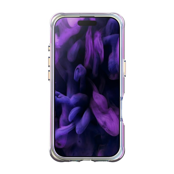 Laut Aero Holo - Baksidedeksel for mobiltelefon - MagSafe-samsvar - polykarbonat, termoplast-polyuretan (TPU) - holo pearl - for Apple iPhone 17 Pro