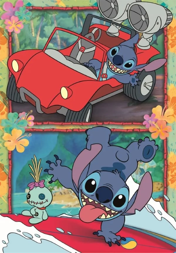 Clementoni Puslespil Stitch Disney, Super, 104 brikker
