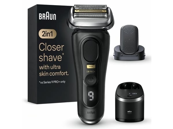 Braun Series 9 Pro+ 9590cc parranajokone märkä-/kuivakäyttö 60 min Atelier Black