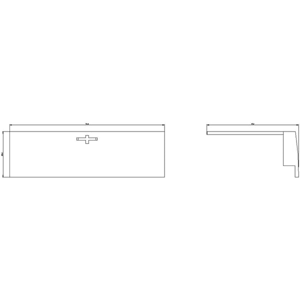 Siemens 3VA9153-0KB03 Klemmedeksel, 1 stk., 18 g, 185 mm, 120 mm, 25 mm