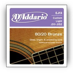 D''Addario EJ13, Gitarr, Stål, Akustisk, 6 styck