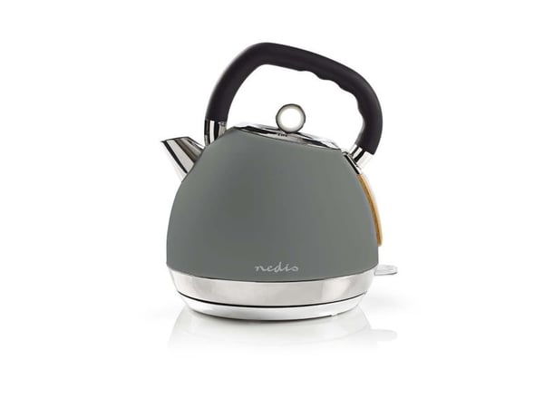 Nedis - Vattenkokare - 1.8 liter - 2.2 kW - grå
