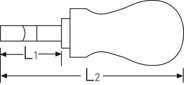 Stahlwille 4724 3 1,2X8,0X 25 KAASUN RUUVINKIINNITIN Phillips-ruuvinväännin