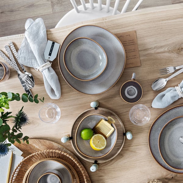 Villeroy &amp; Boch Lave Beige kulho, litteä, 22 cm