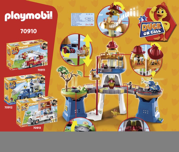 Playmobil Duck On Call 70910, Toiminta/Seikkailu, 3 vuosi/vuosia, Monivärinen, Muovi