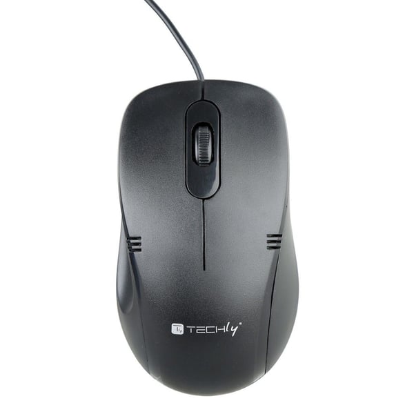 Techly IM 902-UBK, Optisk, USB Type-A, 1000 DPI, Svart