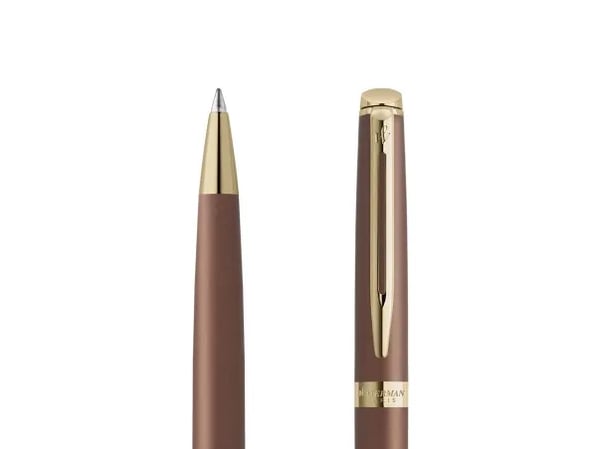 Waterman Hémisphère, Klips, Kulepenn som åpnes og lukkes ved vridning, Gjenfyllbar, Blå, 1 stykker