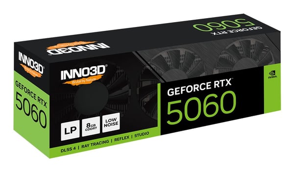 INNO3D RTX 5060 grafikkort N5060L-08D7-17941616 8 GB GDDR7 X3 LP