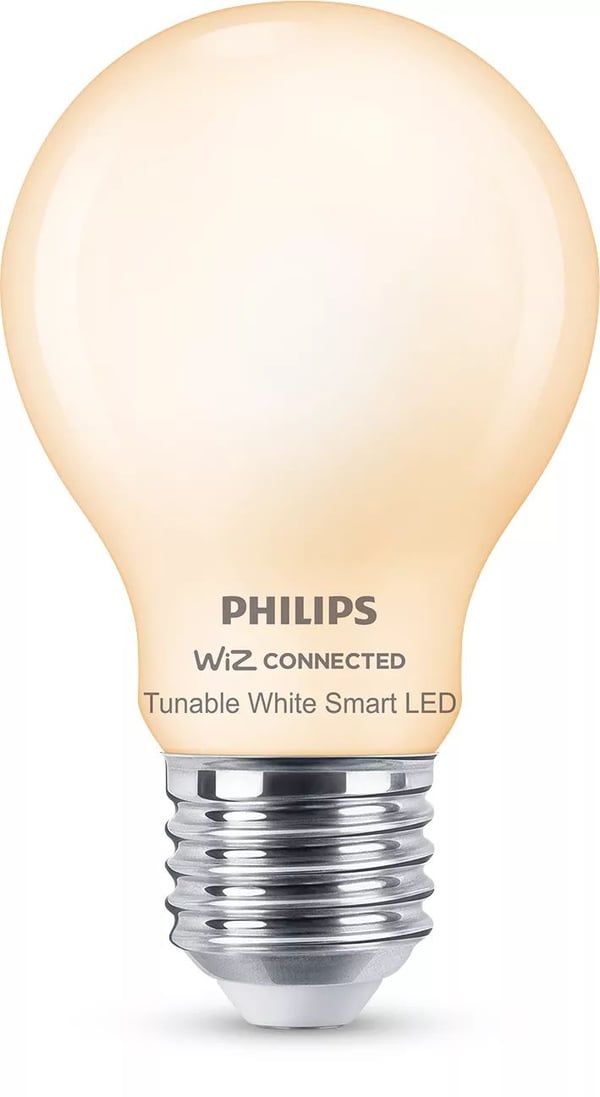Philips Smart LED - LED-glödlampa - form: A60 - glaserad finish - E27 - 7 W (motsvarande 60 W) - klass E - varmt till kallt vitt ljus - 2700-6500 K