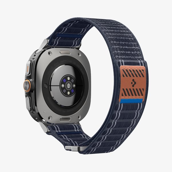Spigen WBF0, Band, Smartwatch, Marinblå, Samsung, Galaxy Watch Ultra, Tyg
