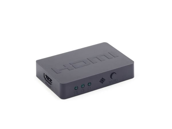 Gembird DSW-HDMI-34, HDMI, 1.4a, Musta, 480i, 480p, 576i, 576p, 720p, 1080i, 1080p, 2160p, 2550 MHz, 4096 x 2160 pikseliä