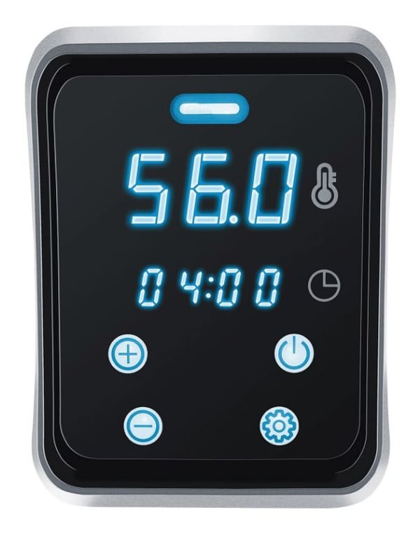 Steba SV 75, Sous vide -vesipumppu, Musta, Ruostumaton teräs, Kosketus, LCD, 20 °C, 90 °C