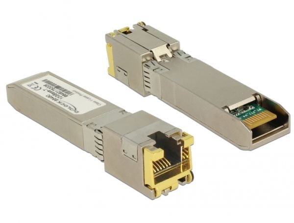 Delock - SFP+ transceivermodul - 10GbE - 10GBase-T - RJ-45