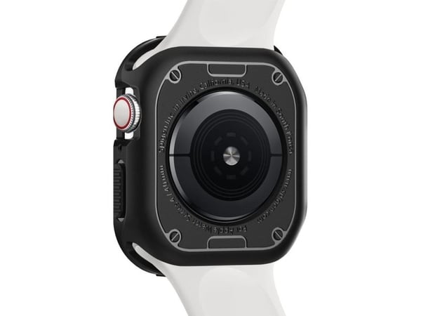 Spigen 062CS24469, Kotelo, Älykello, Musta, Apple, Apple Watch Series 4 (44mm), Termoplastinen polyuretaani (TPU)
