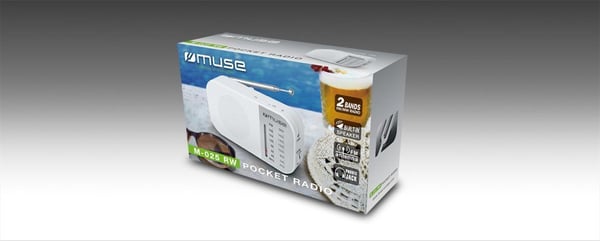 MUSE M-025 RW - Personlig radio