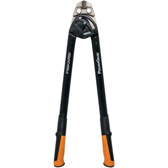 Fiskars PowerGear, Pulttileikkuri, Musta, Oranssi, Musta, Oranssi, 213 mm, 43 mm, 606 mm