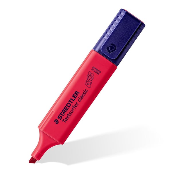 Staedtler Textsurfer classic 364 C, 1 stykker, Rød