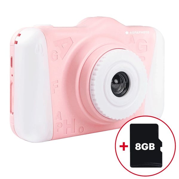 AgfaPhoto Realikids Cam 2 - Digitalkamera - kompakt - 12.0 MP - 720 p - rosa