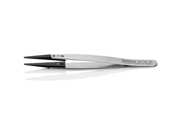 Knipex 92 81 01, Rustfritt stål, Rustfritt stål, Konisk, Rett, 17 g, 10 mm
