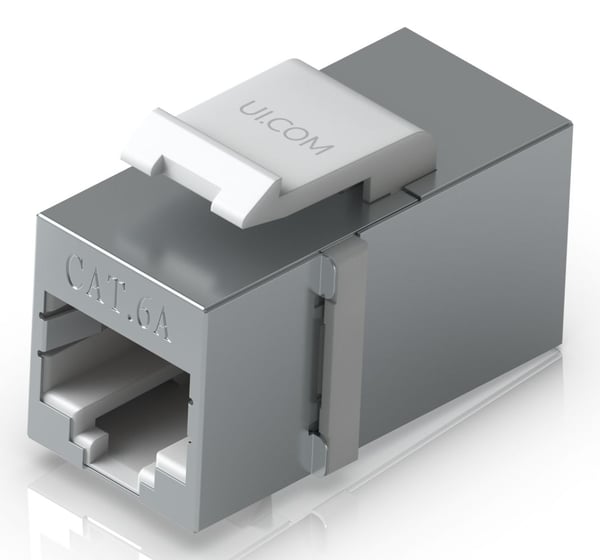 Ubiquiti UACC-Keystone-Coupler-C6A RJ-45-keystone-jatkoliitin Cat6A, 12 kpl