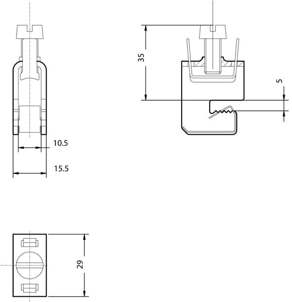 Siemens 8US1921-2AB01, 30 mm, 45 mm, 18 mm, 46 g