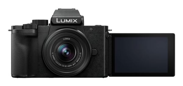 Panasonic Lumix G100D kamera, 12-32 mm objektivkit, 20,3 MP, svart