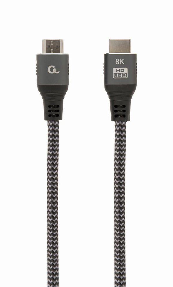 Cablexpert Select Plus Series - Ultra High Speed - HDMI-kabel med Ethernet - HDMI hann til HDMI hann - 2 m - skjermet - støtter 21:9 kinosideforhol...