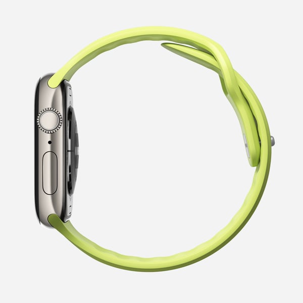 Nomad Tempo Band, Yhtye, Älykello, Vaaleanvihreä, Apple, 45mm / 46mm, Kumi
