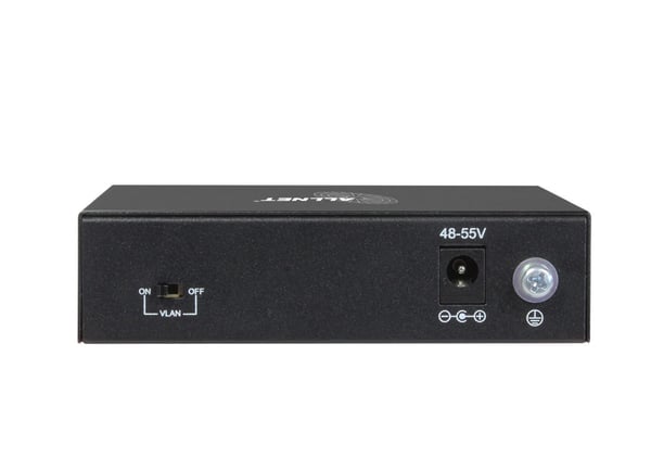 ALLNET 215400, Uhåndtert, L2, Gigabit Ethernet (10/100/1000), Strøm over Ethernet (PoE), Skrivebords-/veggmontering, Kan monteres på vegg