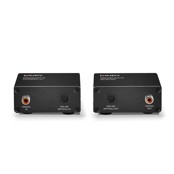 Lindy 70456, AV-sender og -mottaker, 150 m, Koblet med ledninger (ikke trådløs), Svart