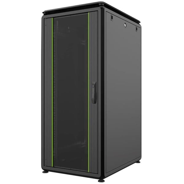 Lanview RDL26U88BL 26U-rackkaappi, 19", 800 x 800 x 1342 mm, musta