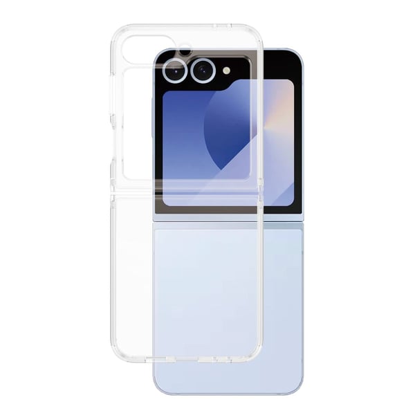 PanzerGlass HardCase - Baksidesskydd för mobiltelefon - polykarbonat, termoplastisk polyuretan (TPU) - transparent - för Samsung Galaxy Z Flip6