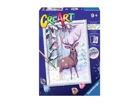 Ravensburger CreArt Festive Friends, Malinger inkludert, Gutt/Jente, Fargelegg etter tall