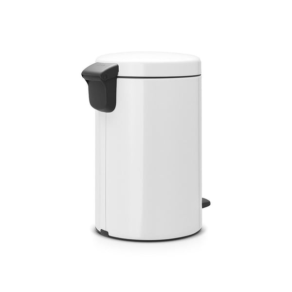 Poljinkori, Brabantia newIcon, valkoinen, jauhemaalattu teräs, 12 l, muovinen sisäsäiliö