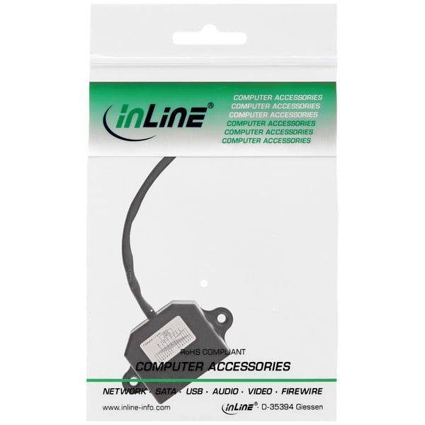 InLine InLine® ISDN splitter, 1 -> 2, 0,15m, med motstander