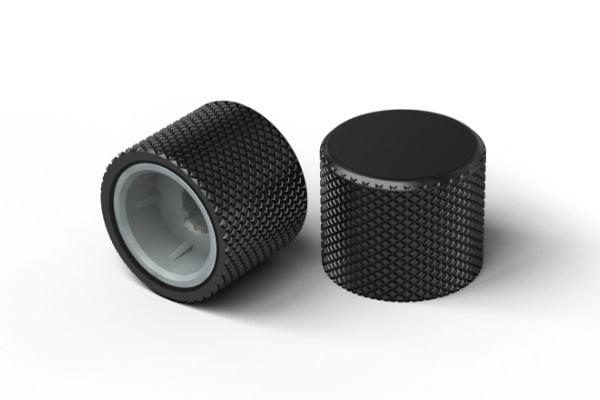 Glorious PC Gaming Race Rotary Knob, Näppäimistönuppi, 14,5 mm, 1,8 cm, Musta