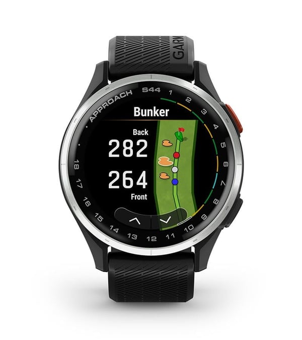 Garmin Approach S44, 3,05 cm (1.2"), Kosketusnäyttö, 4 GB, GPS (satelliitti), 42 g
