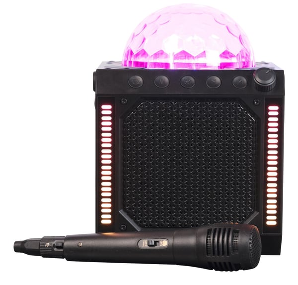 Denver BTM-618 partyhögtalare 10 W trådlös, USB Type-A/USB Type-C, svart
