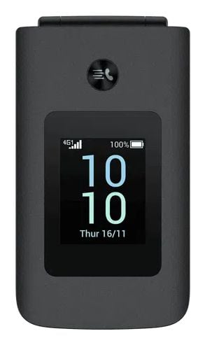 TCL OneTouch 4043, Simpukka, Kaksois-SIM, 8,13 cm (3.2"), 2 MP, 1380 mAh, Harmaa