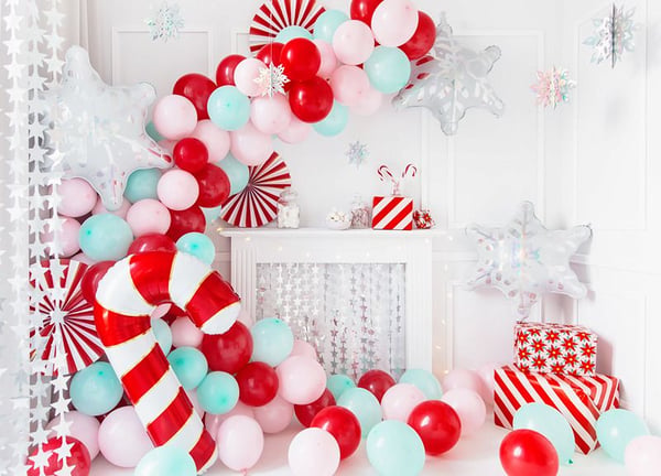 PartyDeco ZSC4-017, Dekorasjon, Papir, Snowflake (shape), 6 stykker