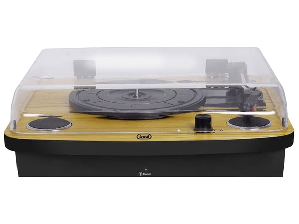 Trevi TT 1022 BT, Direktedrevet platespiller, Sort, Tre, Tre, 33,45,78 RPM, 6 W, AC