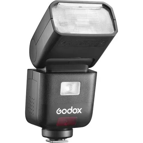 Godox V480, 1,7 s, Trådlösa anslutningar, 32 kanaler, 361 g, Kompakt blixt
